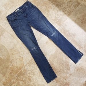 FREE PEOPLE distressed skinny jeans